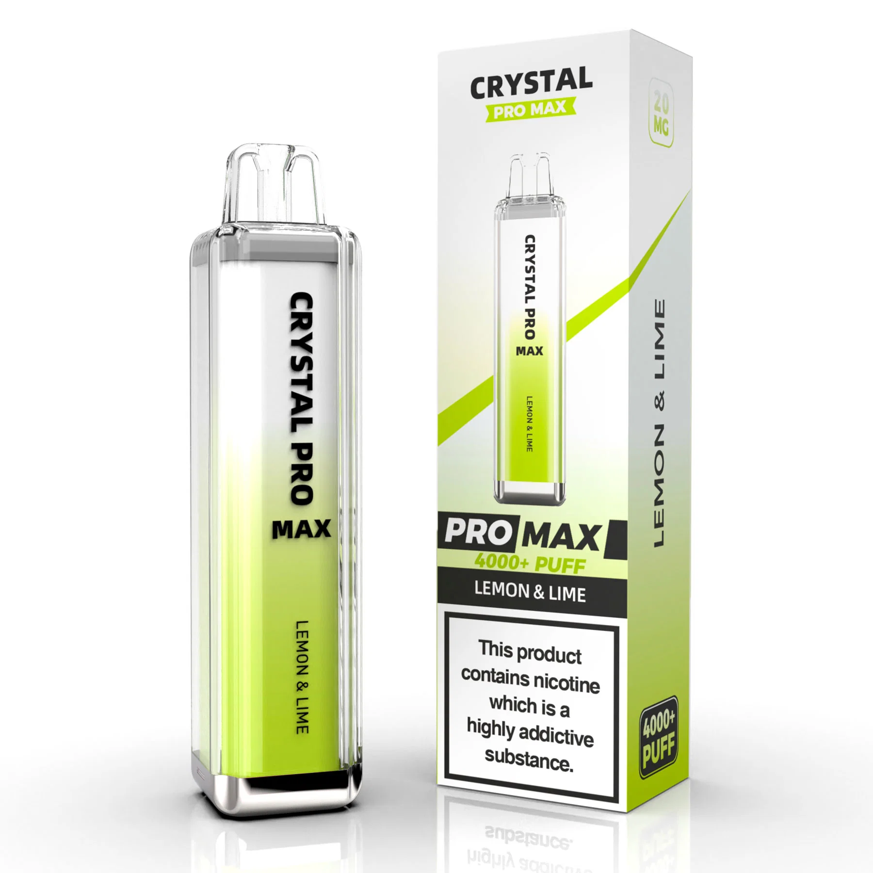 Hot Sale in Europe New Products 0% 2% Nicotine Wholesale/Supplier 5K, 7K, 10K Crystal PRO Max