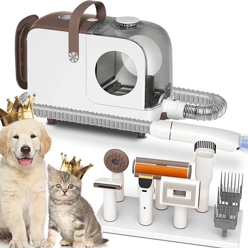 Aspirador elétrico com pente Hot Sale Pet Cat Grooming Pet Forneça o aspirador do produto para o cabelo do animal de estimação