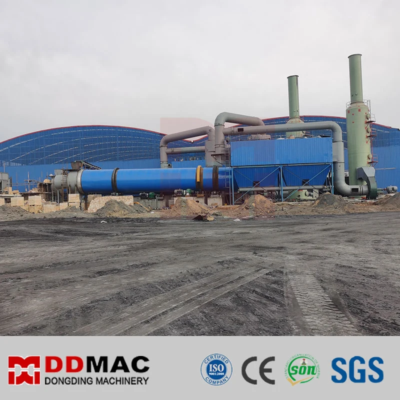 Three Cylinder Feldspar Powder Dryer Three Cylinder Bentonite Sand Rotary Dryer