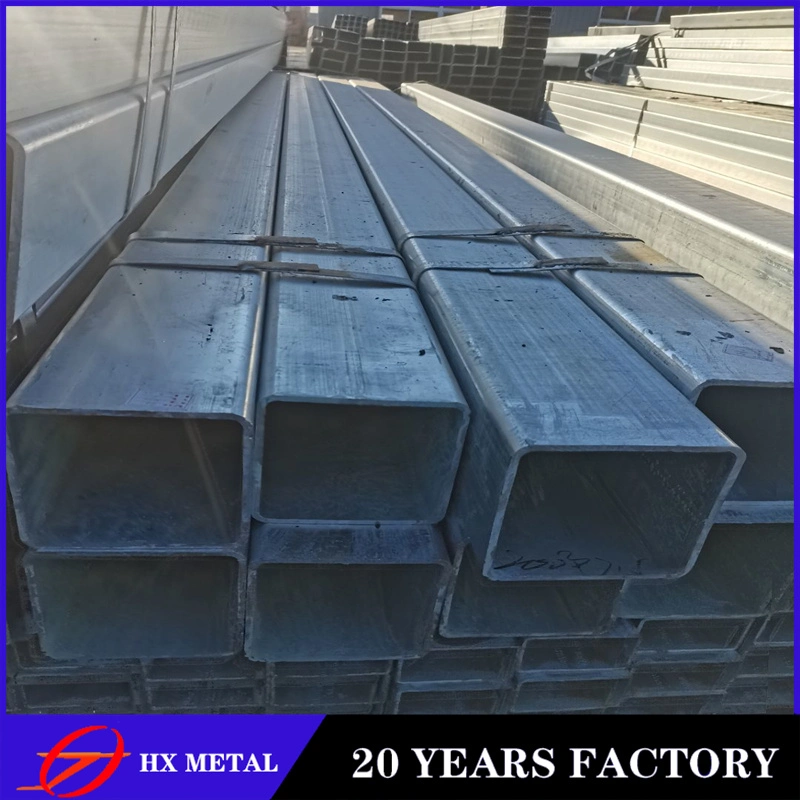 Q195 Q235 Carbon Steel Square Welded Hot DIP Galvanized Steel Pipe for Fence