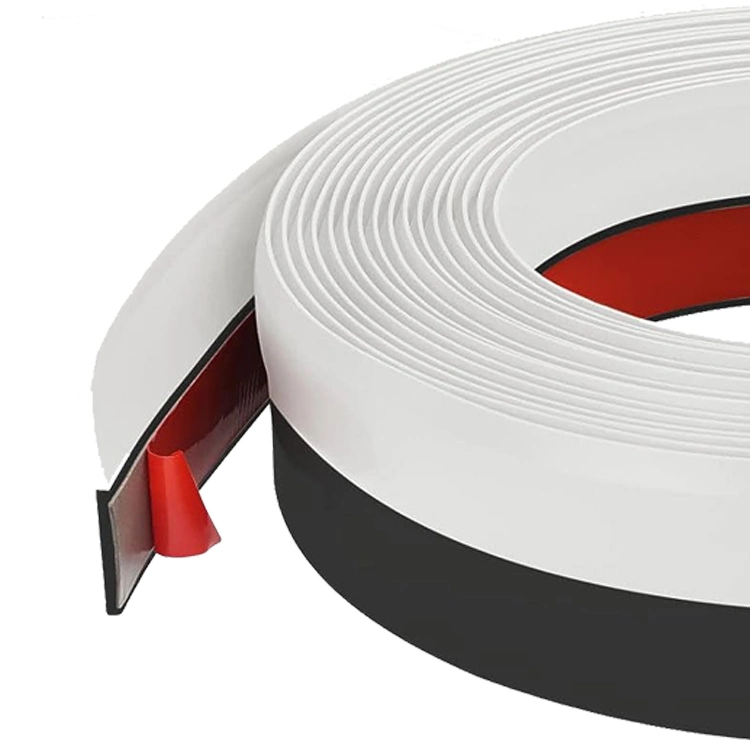 Extruded TPE Wooden Garage Door Seal Strips V Shape Self Sealing Weatherstrip with Adhesive