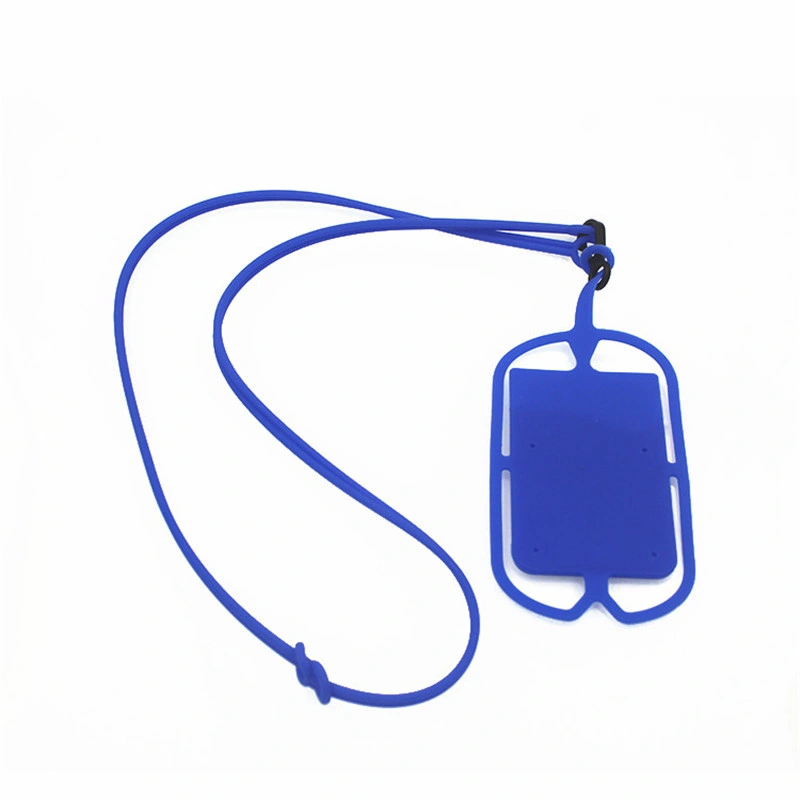 Food Grade Silicone Lanyard Case Cover Mobile Phone Holder Sling Necklace Wrist Strap for Cell Phone