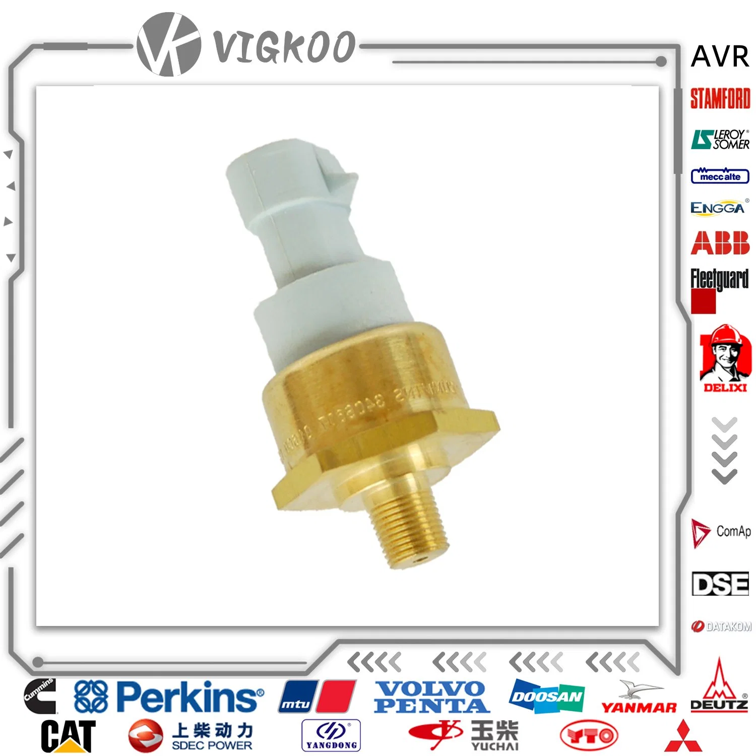 Sensor de Pressão do Óleo do Motor gerador 3408607 do interruptor