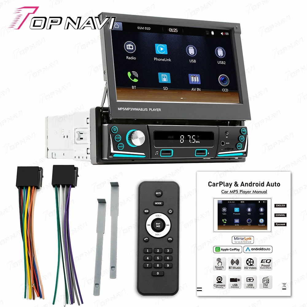 Touchscreen Car Navigation for Universal Car Model Android Auto Head Unit Car Touch Screen Car DVD Player