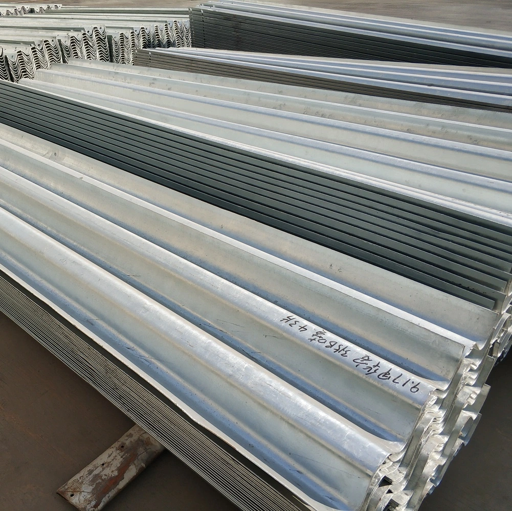 Zinc Coated Metallic Traffic Highway Safety Guardrail