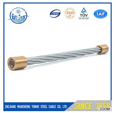 Strand Galvanized Steel Wire Strand with Ehs 1/4'' 7/2.03mm ASTM 475 Standard