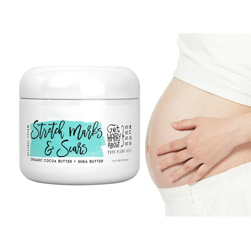 Private Label High Effect Maternity Skin Care Scar Removal Pregnancy Creme Anti Vergetures Repairing Stretch Marks Cream