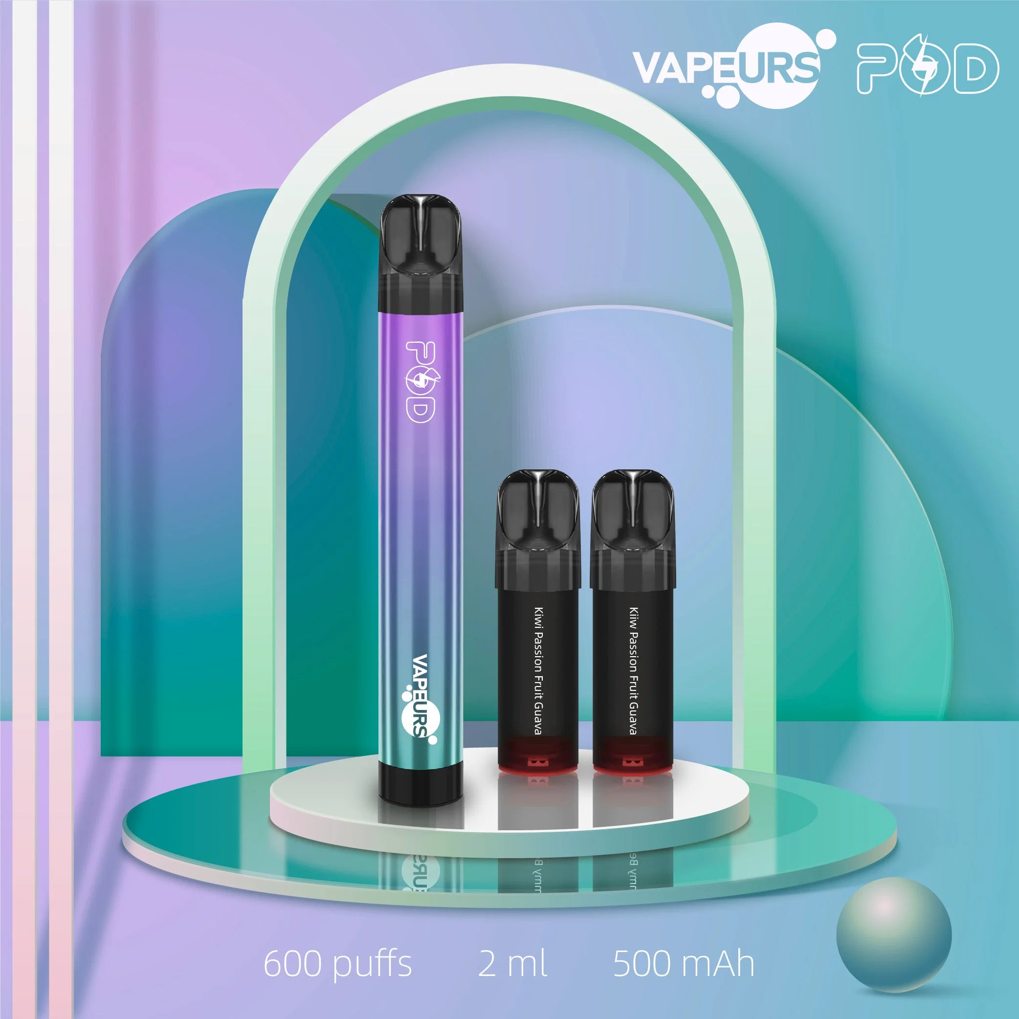 علبة القردة القردة البصرية OBM من OEM قابلة للاستخدام مع البخار أقوى من النوع C vape سجائر إلكترونية من مجموعة البود سعة 2 مل