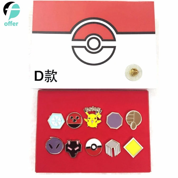 Hot Anime Pokemon Set of 58 Lapel Pin Badges