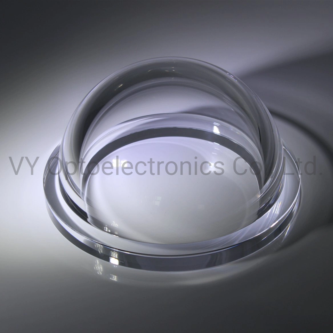 High Quality Glass Hemispherical Dome Lens Port with Flange for Subsea Camera