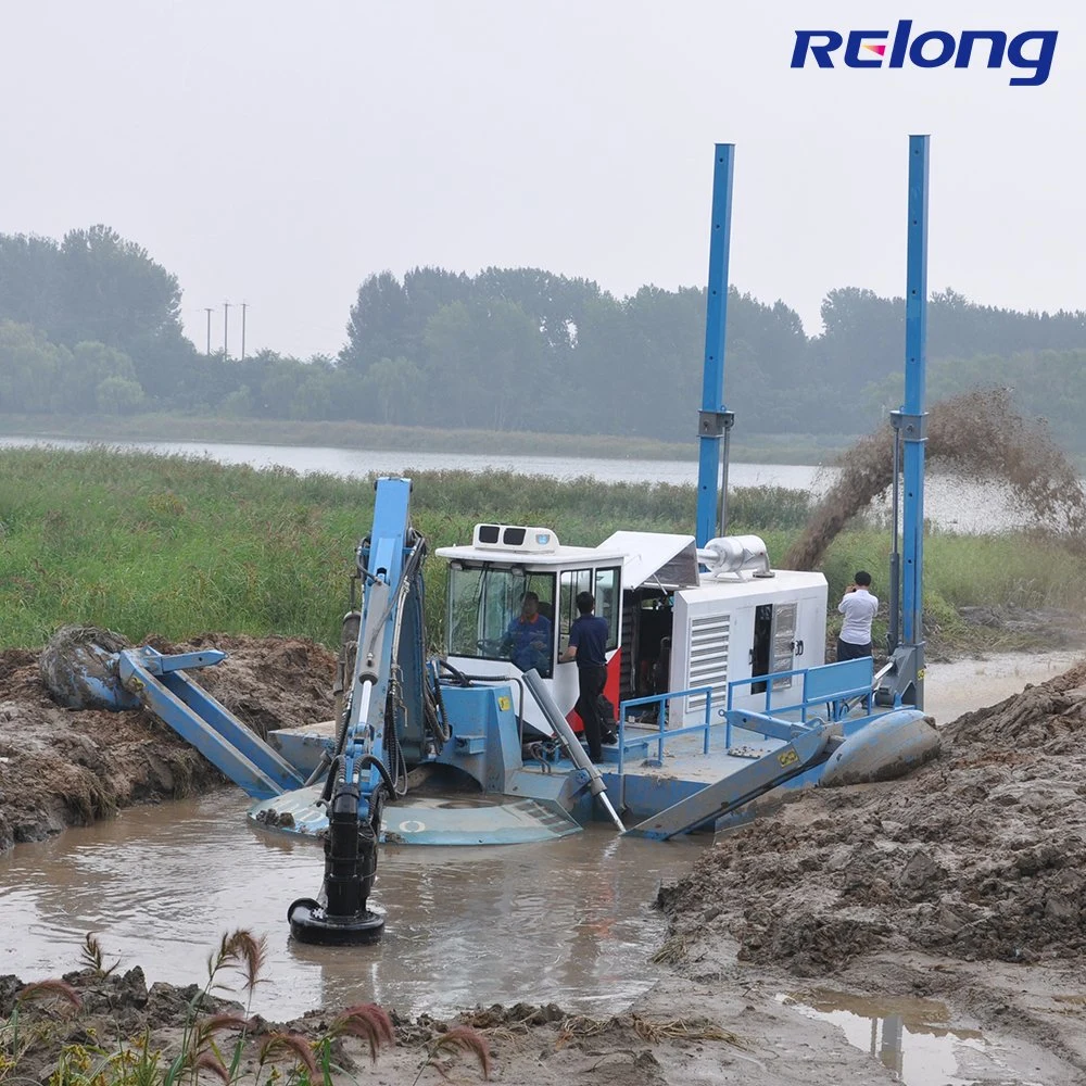 Multi Function Good Price Big Cutter Suction Sea Sand Dredger Amphibious Dredger