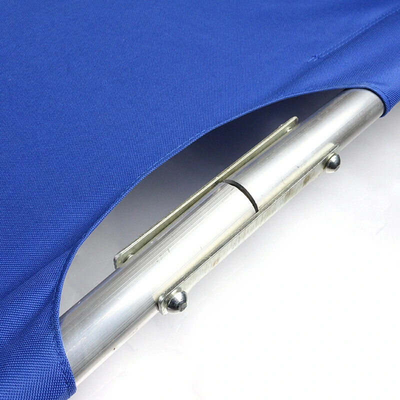 Aluminium Alloy Frame Stretcher for Hospitals Two Parts Folding Canvas Medical Stretcher