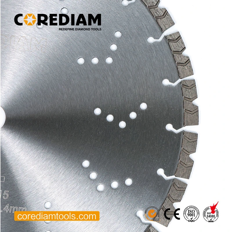 Diamond Cutting Tools From Made in China/14 Inch Arrow Segment Diamond Saw Blade