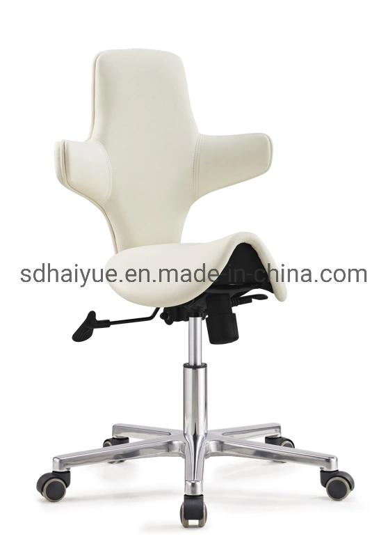 Hidráulico giratorio de rodadura regulable taburete Silla para masaje de belleza salón de la oficina en casa con el respaldo