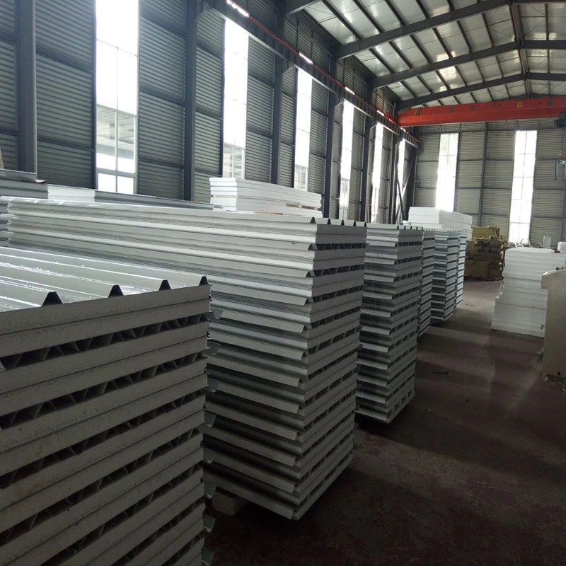 950mm Rockwool Mineral Wool Rock Wool Sandwich Panel for Roof Wall Cladding System