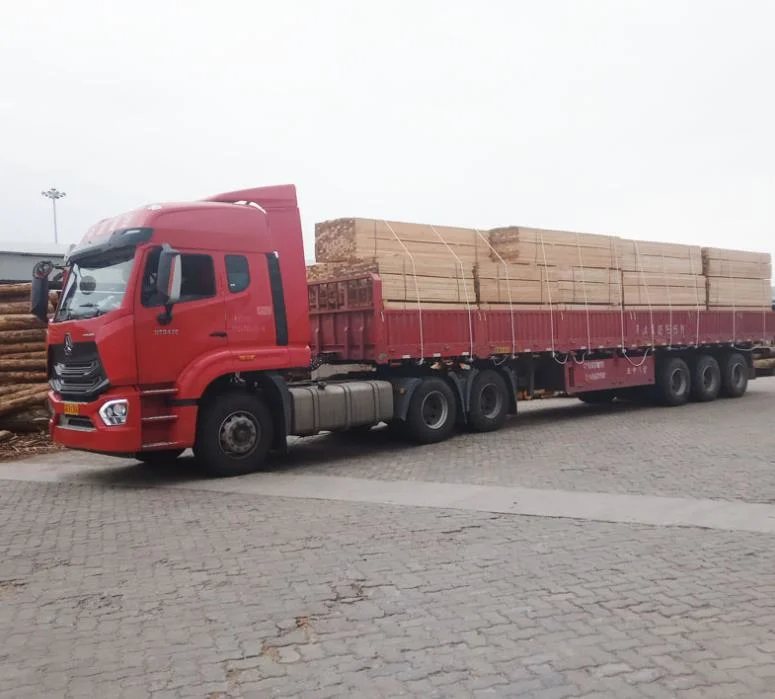 Manufacturers Direct Construction Wood Square Solid Wood Log Processing Site with Square Wood Pine Square Strips of Wood