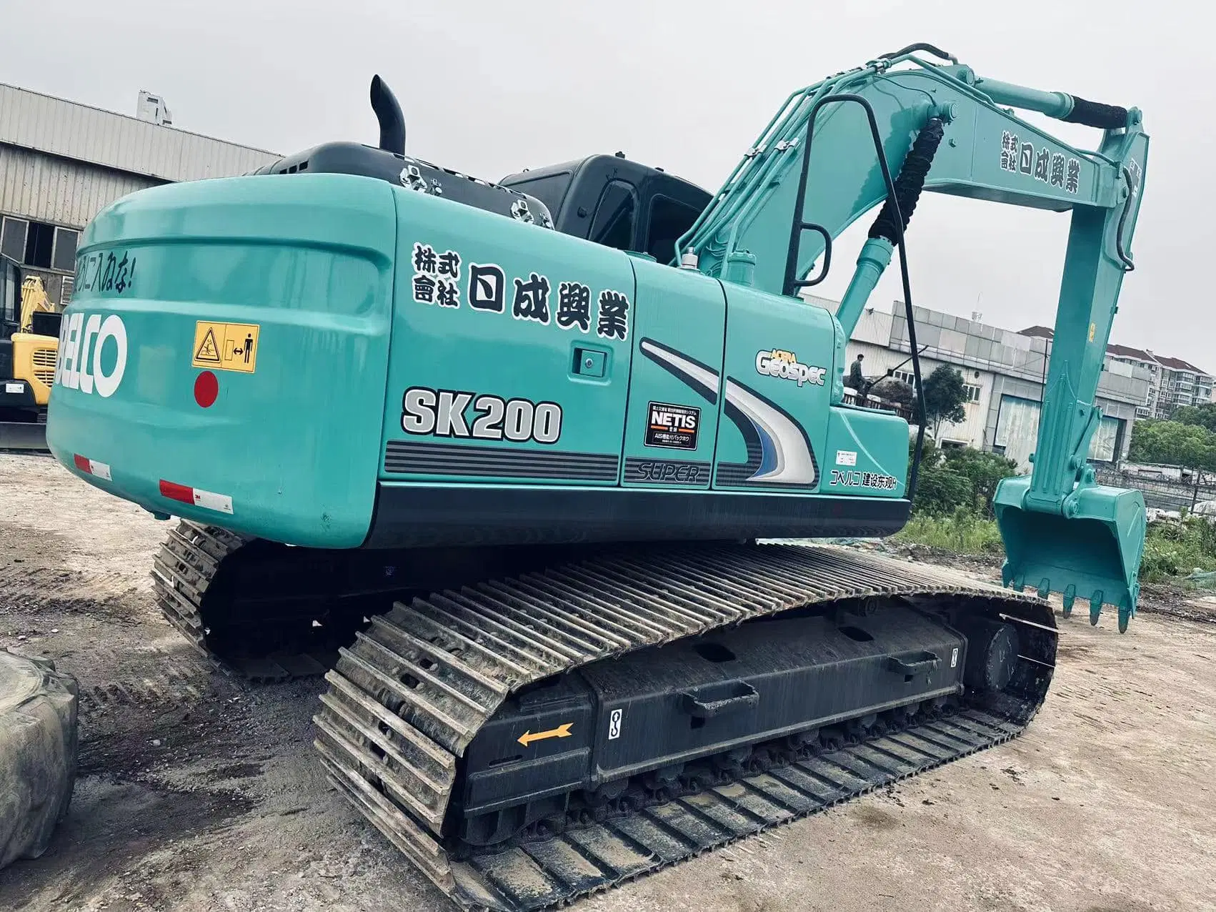 Usado Escavadora de Esteiras Kobelco 20t SK200 usadas en China SK200-8 SK210 Construction Machinery para venda