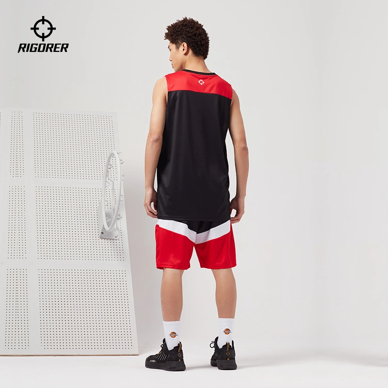 Rigorer Basketball Jersey Suit Sports Wear Running Mens Gym Breathable Unisex Loose Style