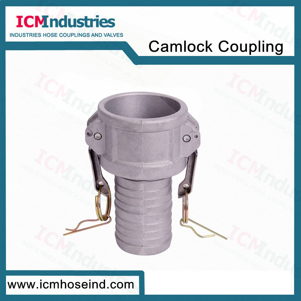 Hot Sales Aluminum Discharge Water Pipe Coupling 3''npt Threaded Camlock Irrigation Fitting