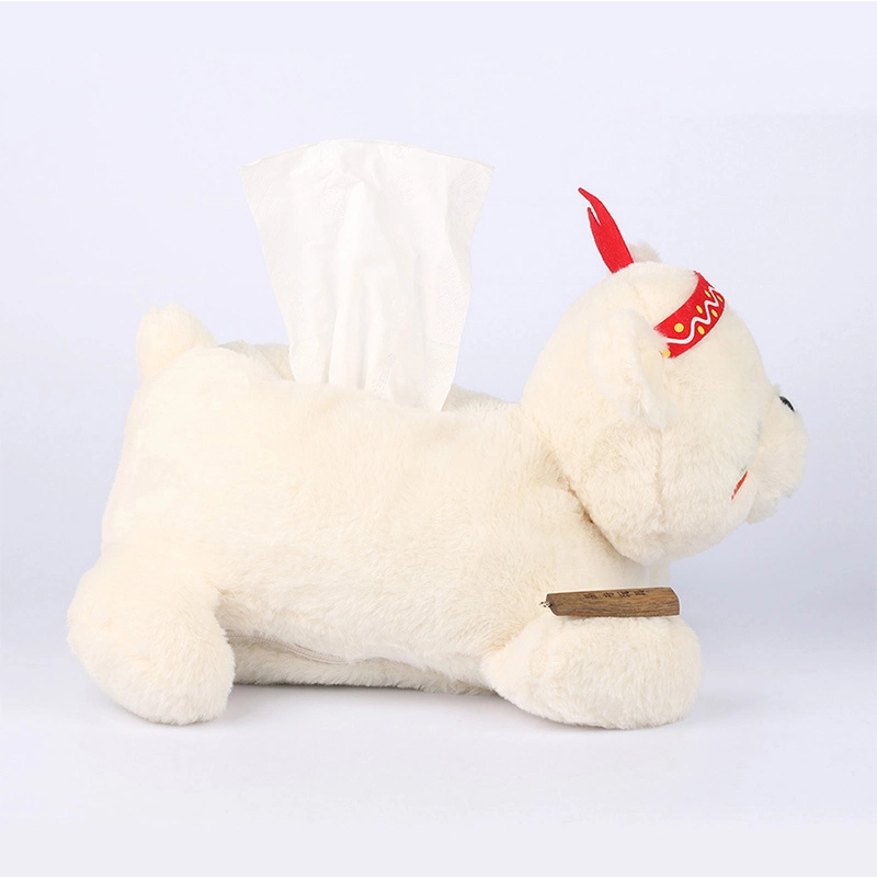 Wholesale/Supplier Cute Furry Soft Rabbit Animal Removable Napkin Cover Tissue Box Plush