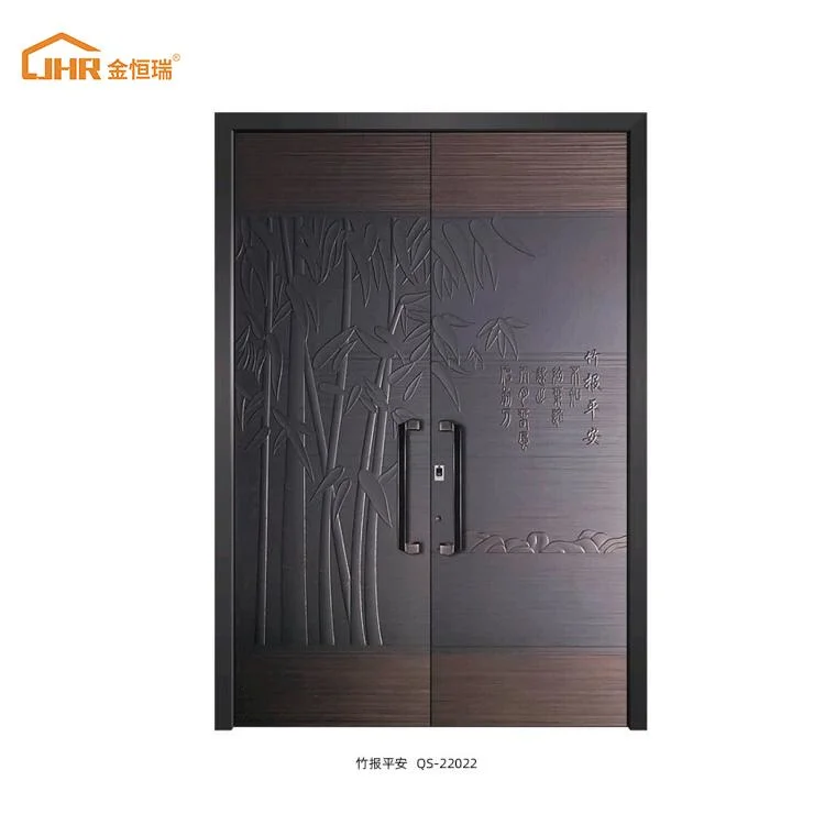 Fancy Turkish Style Entrance External Steel Front Swing Security Door for Sales