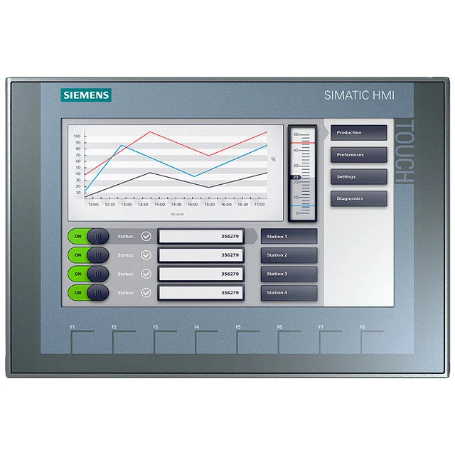 Dispositivo 6AG1124-0gc01-4ax0 Monitor de pantalla industrial Smart Control HMI pantalla táctil