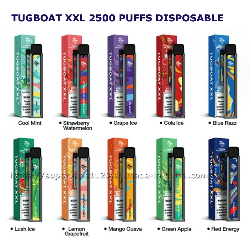 The Tugboat XXL Disposable Devie Pre-Charged with 1000mAh Internal Battery Tugboat XXL Pod Kit