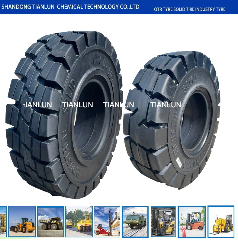 Good Quality Tire 500-8 600-9 650-10 700-12 Forklift Solid Tyres