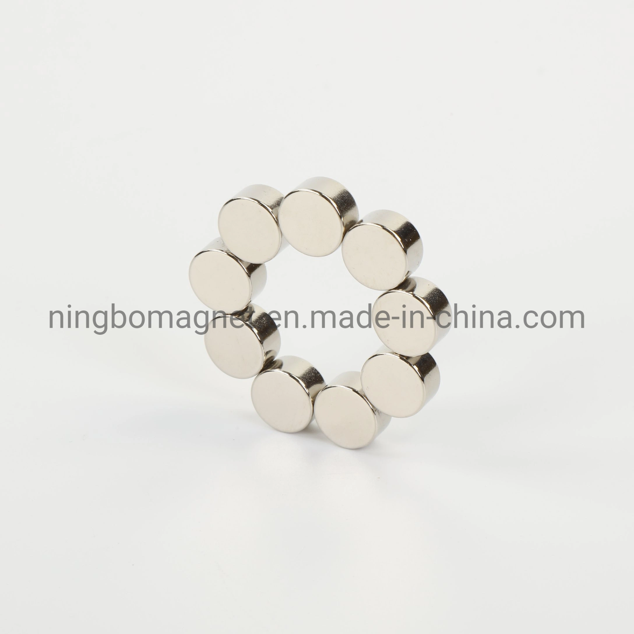 Customized Sintered NdFeB Neodymium Permanent Disc Magnet for Toys, Craft