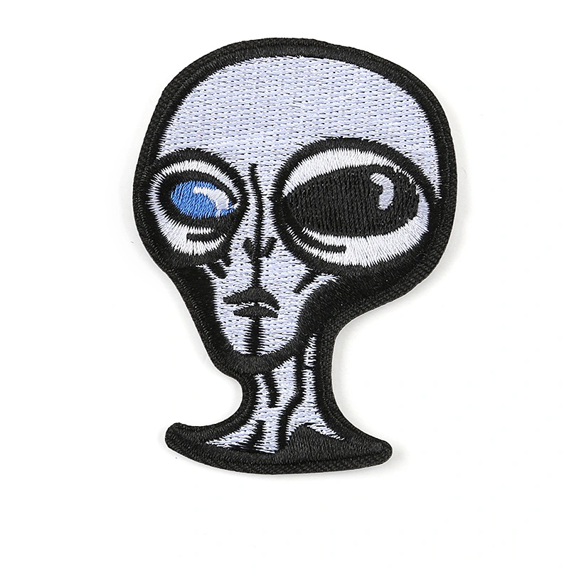 Halloween-Tag Geschenk Dekorieren Sie Maßgeschneiderte Polyester Bestickt Patch