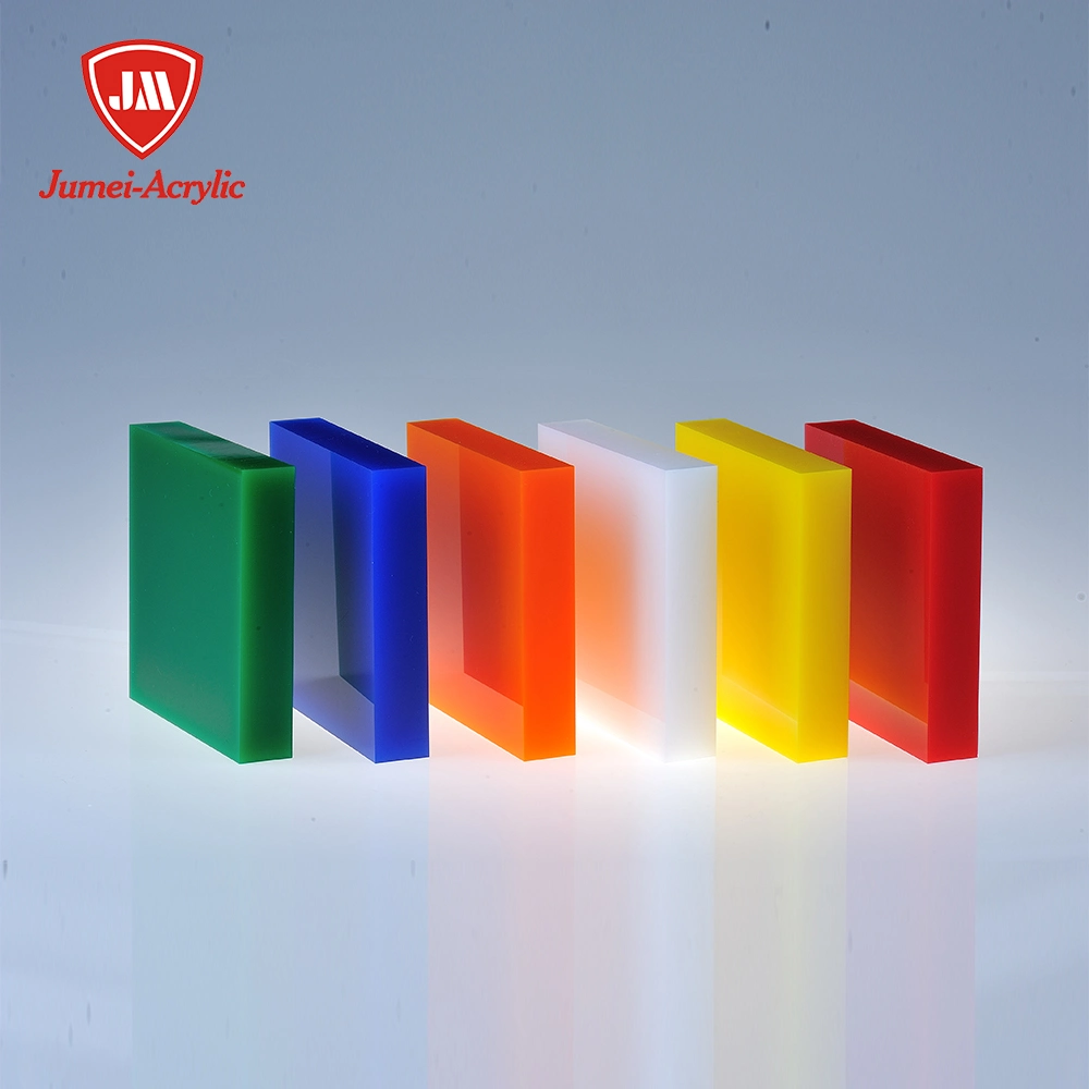 Jumei Best Seller 2mm 3mm 5mm 8mm up to 60mm Colorful Custom Color Casting Acrilico Panel Cast Acrylic Sheet Sheet Factory Direct Sale