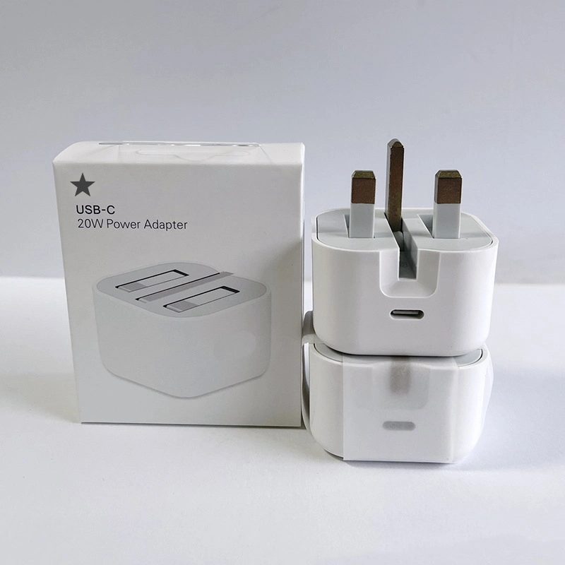 20W Pd USB-C Power Adapter USB-C to Cable Charger Set for iPhone