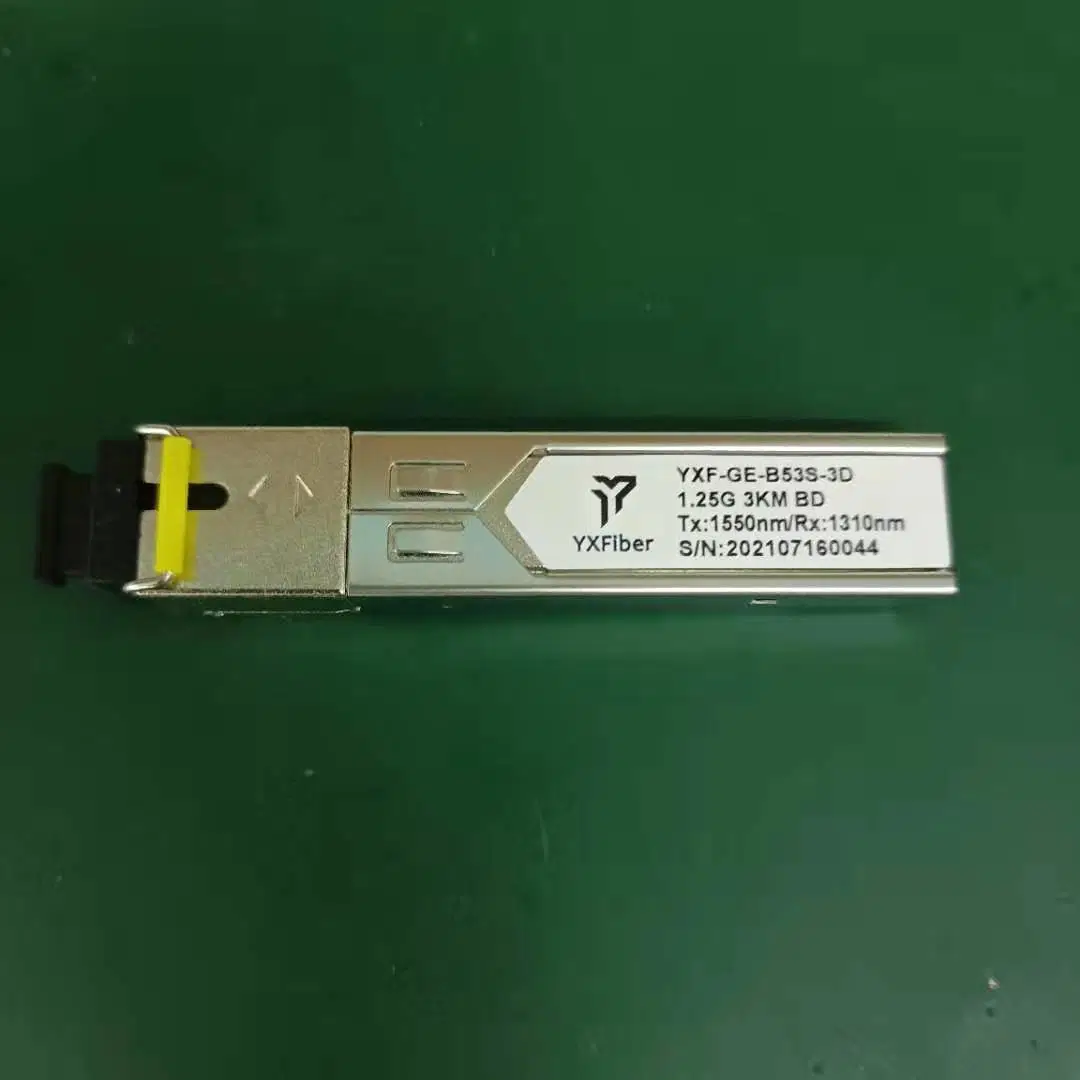 1,25G Optische Sender Tx1550nm Rx1310nm Optische Empfänger 3km