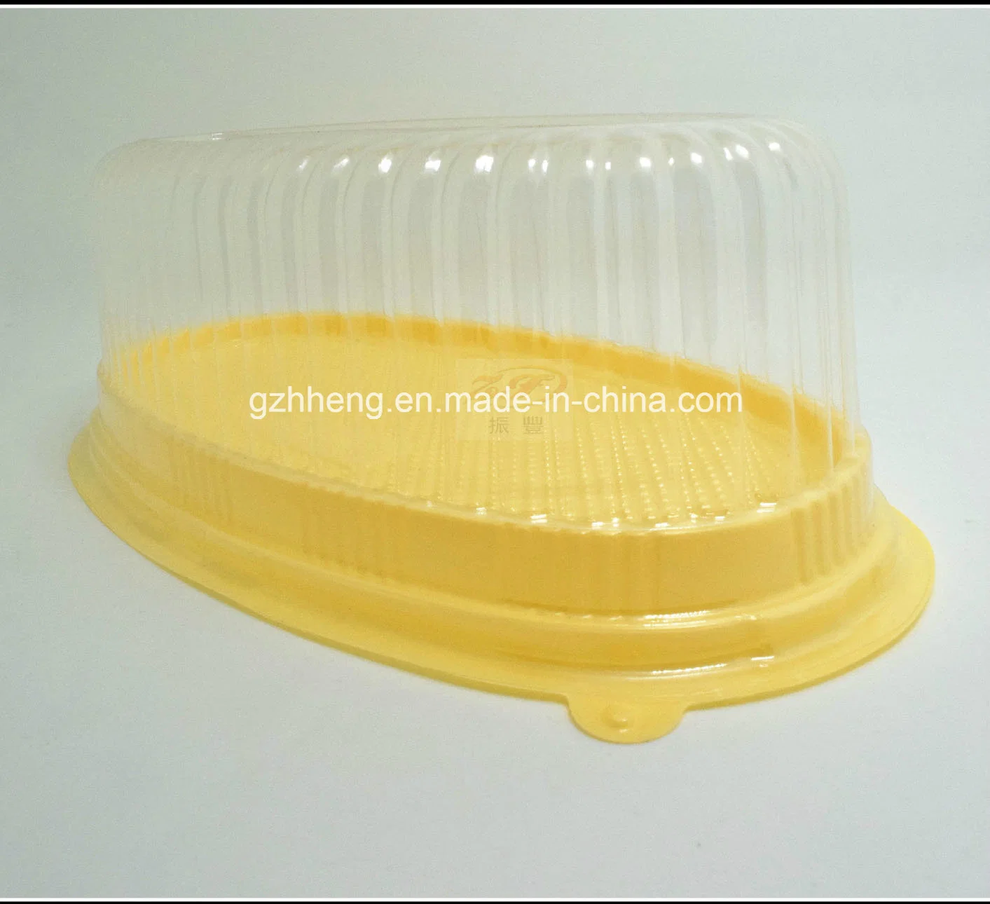 Custom Design Plastic Food Packing Container Box for Cake/Bread (clear cake packaging)