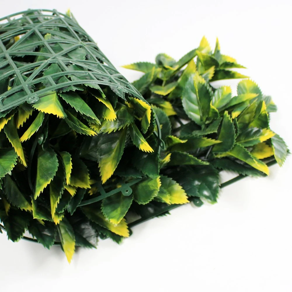 Hot Sale 50X50cm PVC Coated Artificial Box Hedge Plants with Ce