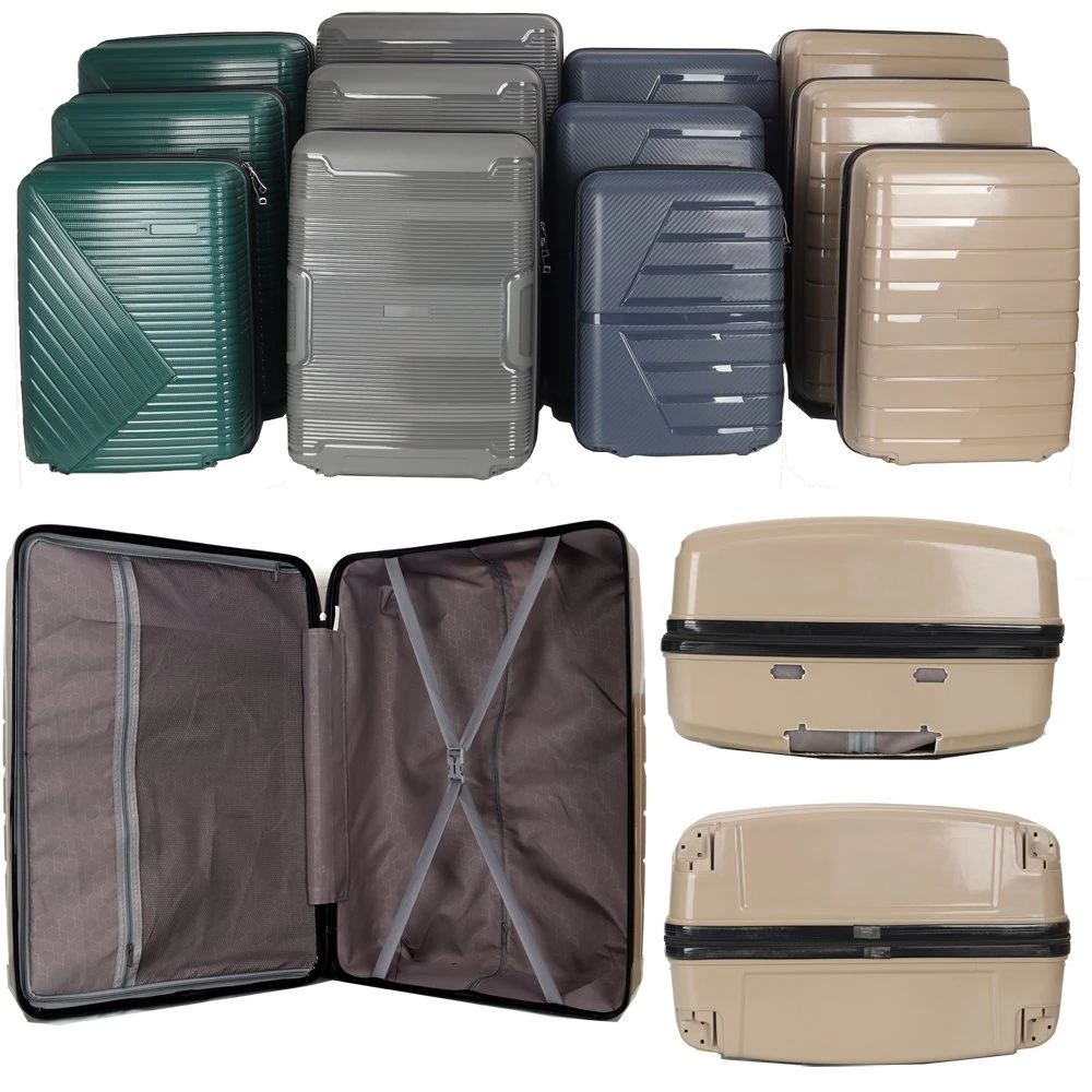 PP Semi-Finished Luggage 12 Sizes Factory Outlet Cheap Suitcase