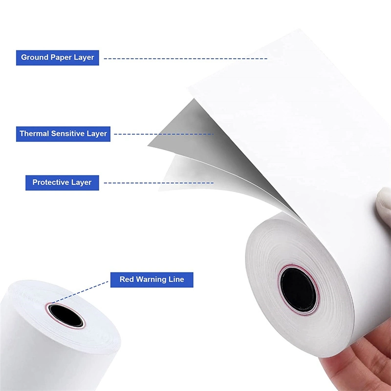 High quality/High cost performance 80&times; 80mm 48GSM 55GSM 60GSM Cash Register Thermal Receipt Thermal Paper Roll