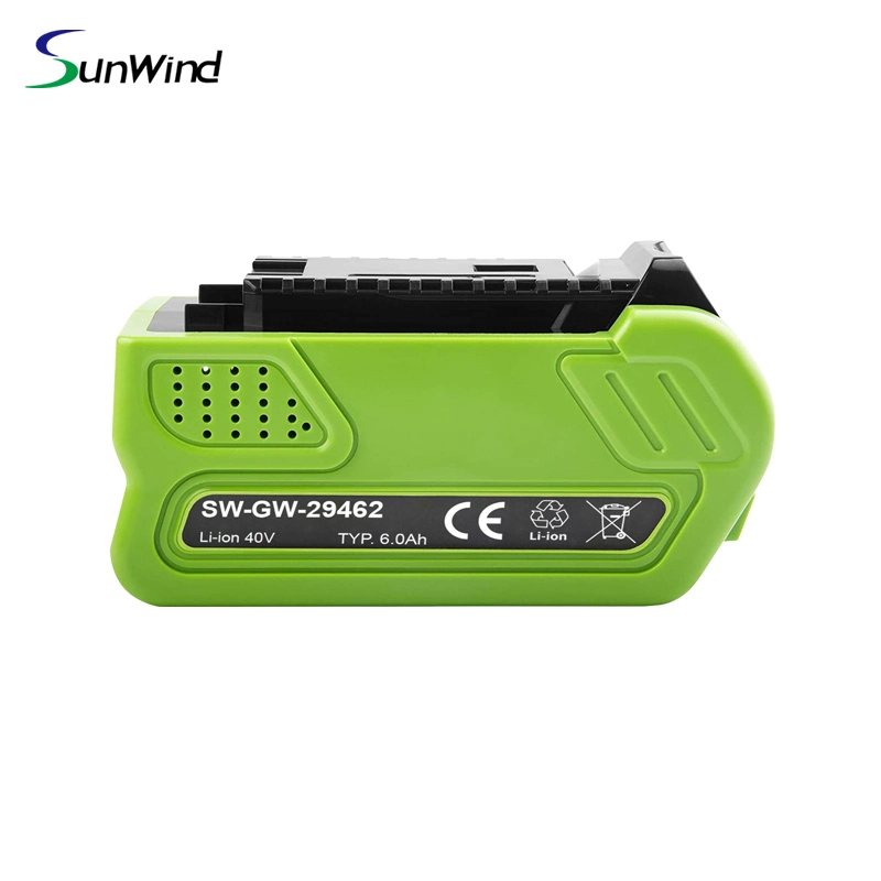 40V 3ah 6ah Replacement Lithium Battery Cordless Power Tool Greenworks 29462