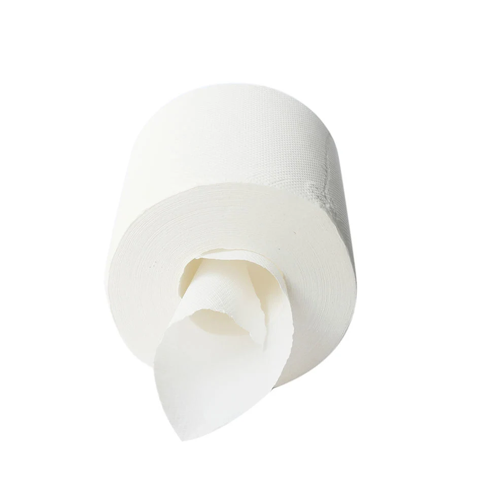 Factory Wholesale OEM Commercial Virgin Pulp Core Jumbo Roll Toilet Paper Center Pull Bath Tissue