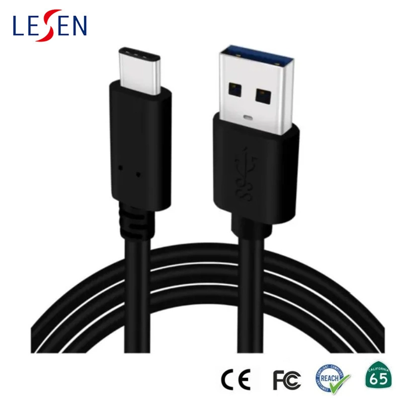 USB 2.0 3.0 3.1 ذكر من النوع C إلى سريع كبل USB كبل شحن البيانات