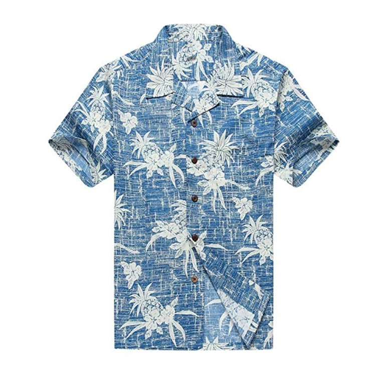 Full Print Men's Shirt Button up Short Sleeve Shirt and Shorts Sets Matching Breathable Fashion Casual Hawaii Shirt Man