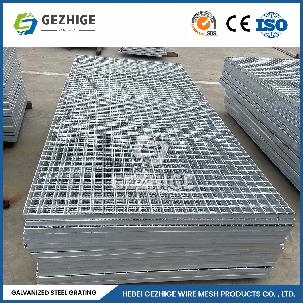 Strong Anti-Corrosion Gezhige способность круг стальной решеткой поставщиков из нержавеющей Пол стальной решеткой Китая порошковое покрытие поверхности гальванизированные сетка сетка пол