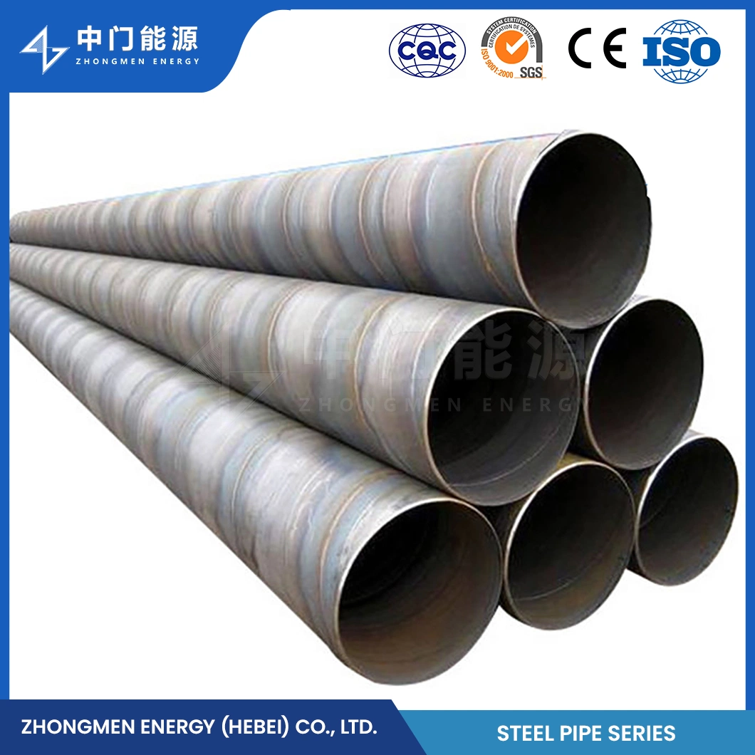 Zhongmen Energy Spiral Welding Pipe Wholesale/Supplier Spiral Welded Carbon Steel Pipe China Spiral Welded Piping & Tubing Factory A210-a-1 Spiral Carbon Steel Tubes