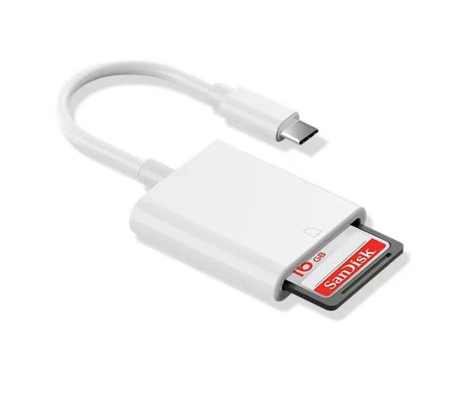 Cartão de leitura Lightning USB C para cartão SD TF