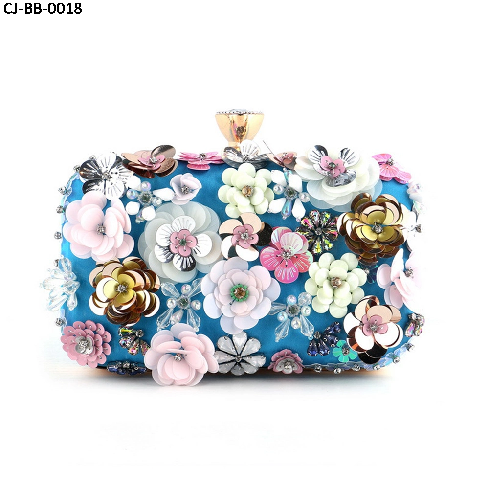 New Product Top Quantity Handbags Flower Pearl Dinner Bag Evening Bag for Women