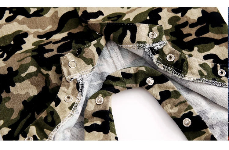 2019 Nouveau style body bébé Outwear d'enfants de 0 à 3 ans en pur coton Vêtements Vêtements de camouflage Costume d'escalade