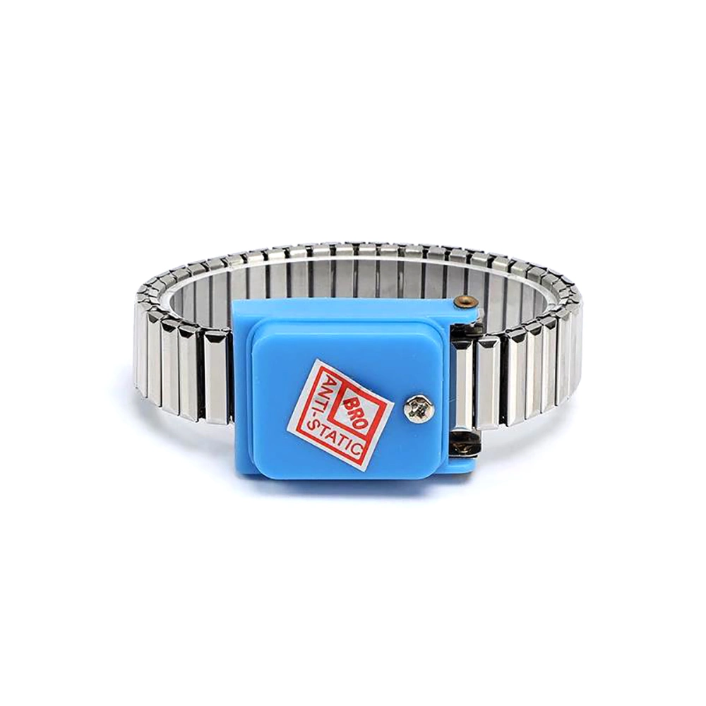 Stainless Metal Static-Release Clip Cleanrom Wireless ESD Wrist Band/Anti Static ESD Cordless Wrist Strap