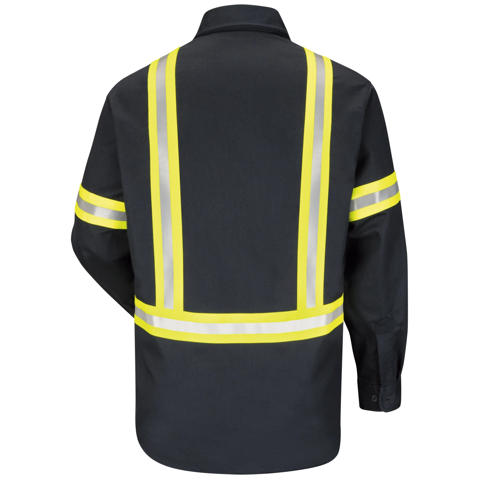 Customized Long-Sleeved High-Visibility Flame Resistant Safety Workwear Shirt