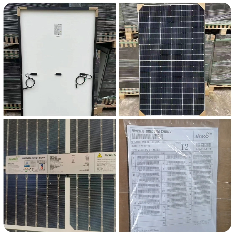 Jinko Fotovoltaic Panels Tiger PRO 72hc Solar Modules 540W 545W 550W 555W 560 Watts Mono Crystalline Solarpanel