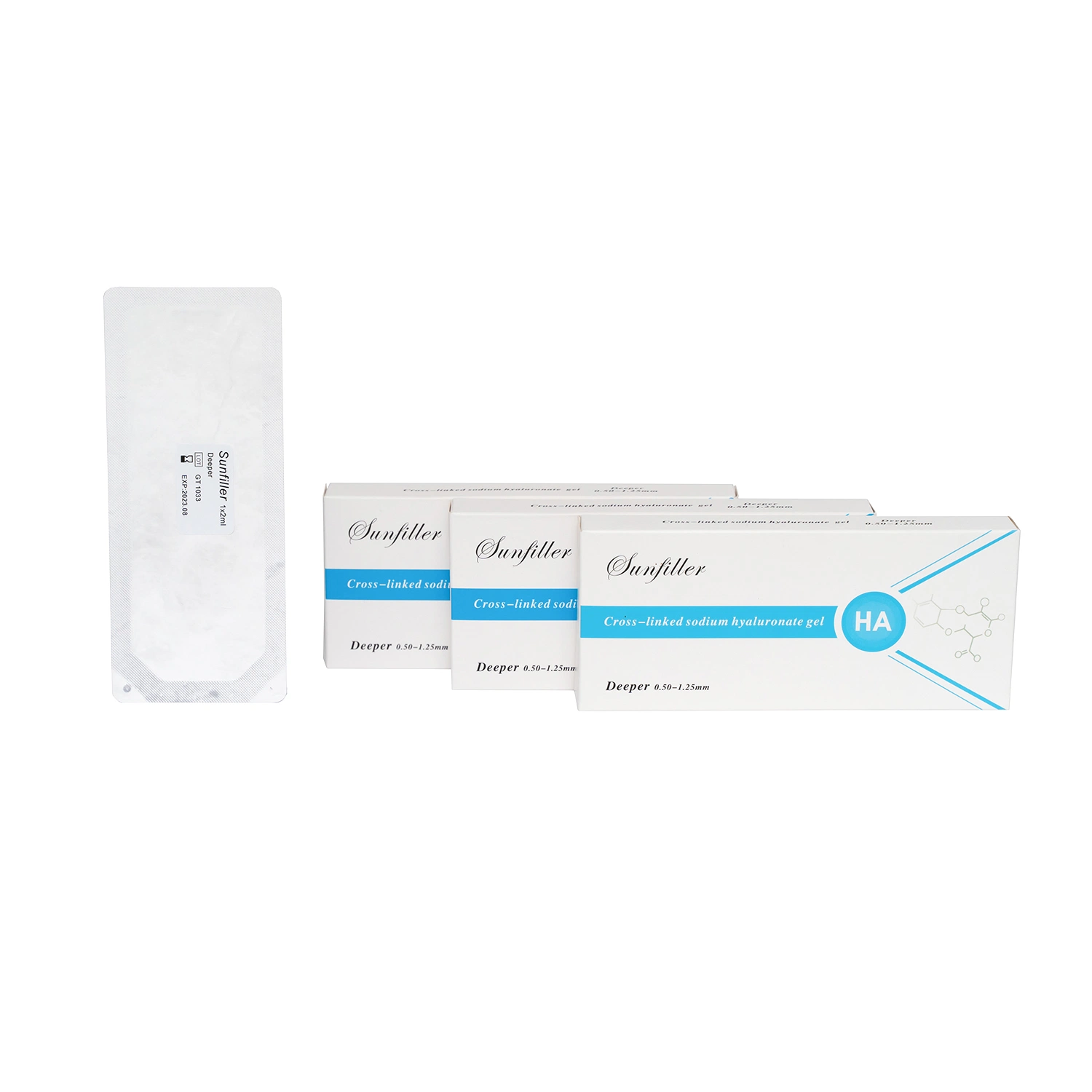 Anti-Aging Hyaluronic Acid Gel Injection Facial Contouring Dermal Filler with CE Factory